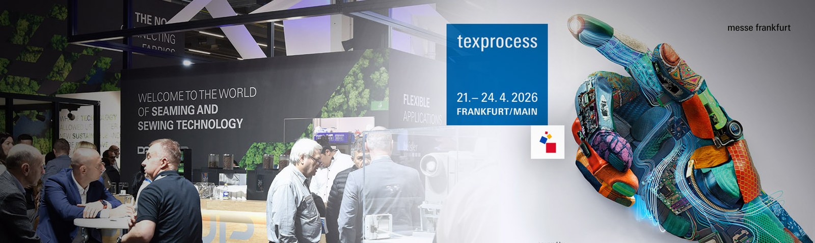 Modern processing at TEXPROCESS 2026 in Frankfurt